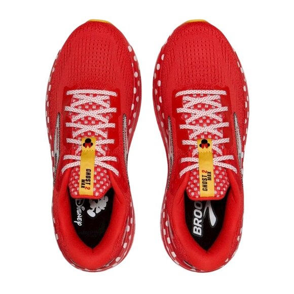 Womens Brooks Ghost Max 2 Disney Minnie Mouse Running Shoes Red (NEW) - Picture 4 of 7